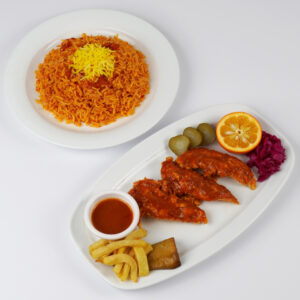 دمی گوجه با فیله مرغ